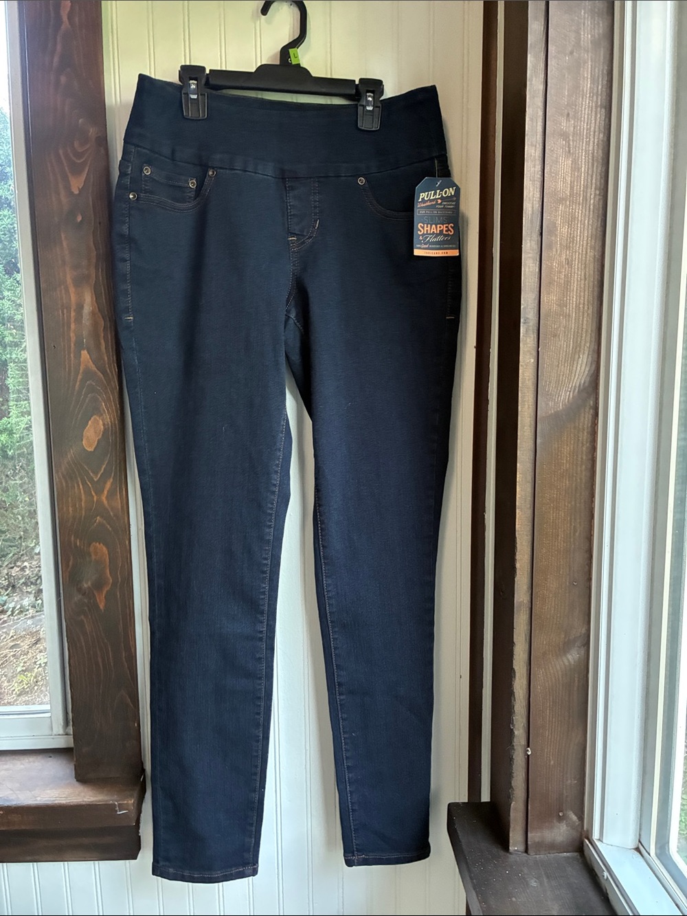 Jag Jeans Dark Blue Pull-On Skinny Jeans